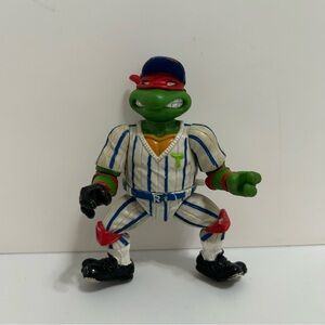 Grand Slammin' Raph Raphael Baseball Teenage Mutant Ninja Turtles 1991 Figure